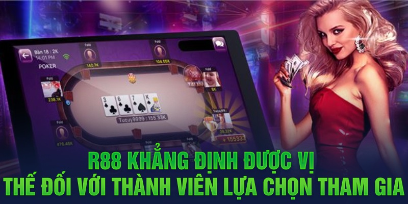 R88 khẳng định được vị thế đối với thành viên lựa chọn tham gia