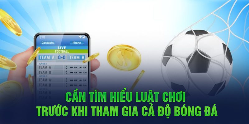 Cần tìm hiểu luật chơi trước khi tham gia cá độ bóng đá