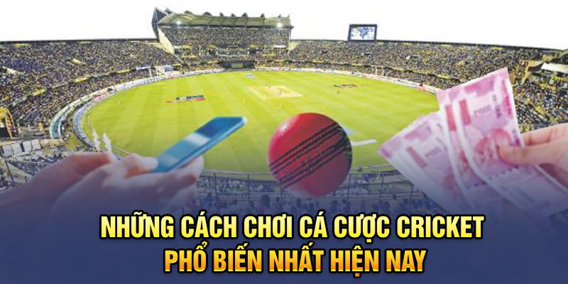 Những cách chơi cược Cricket phổ biến nhất hiện nay